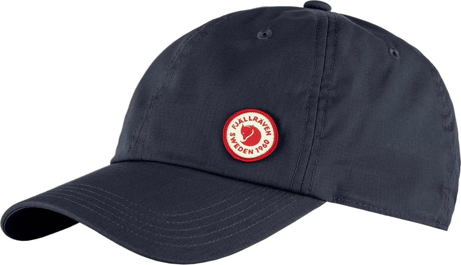 Fjällräven Logo Cap - Durable Cotton Fabric, Adjustable Fit, Classic Style - Hiking, Travel Dark Navy