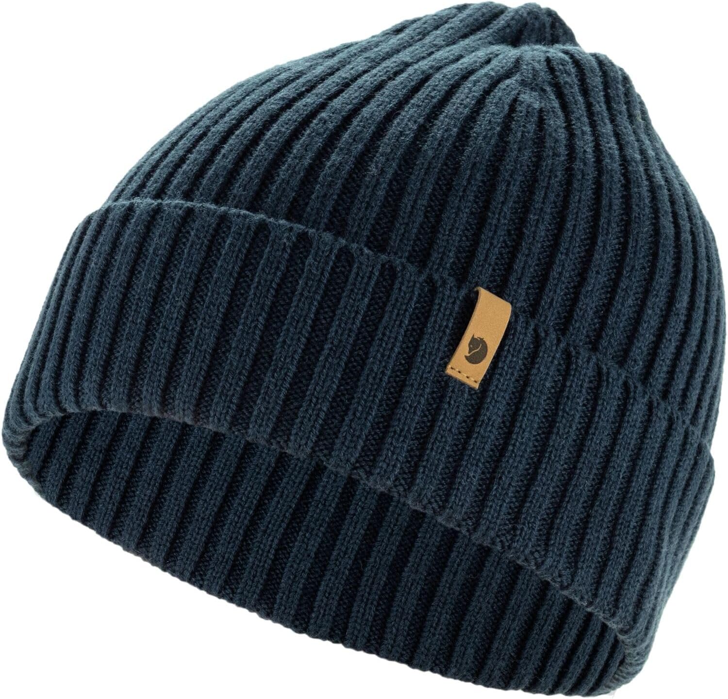 Fjallraven Ovik 365 Men's Cuffed Beanie - Mid-Height Dark Navy