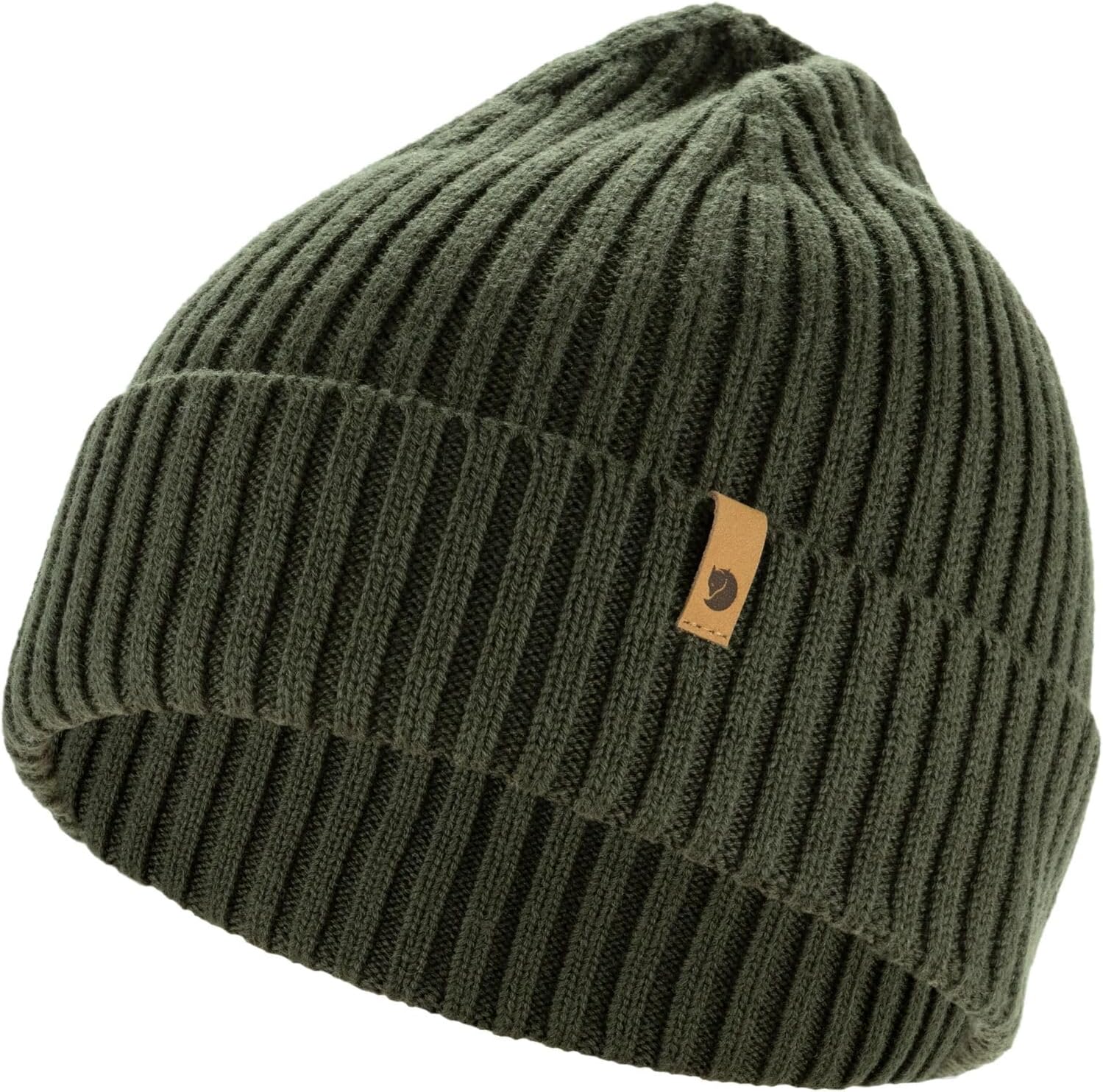 Fjallraven Ovik 365 Men's Cuffed Beanie - Mid-Height Deep Forest