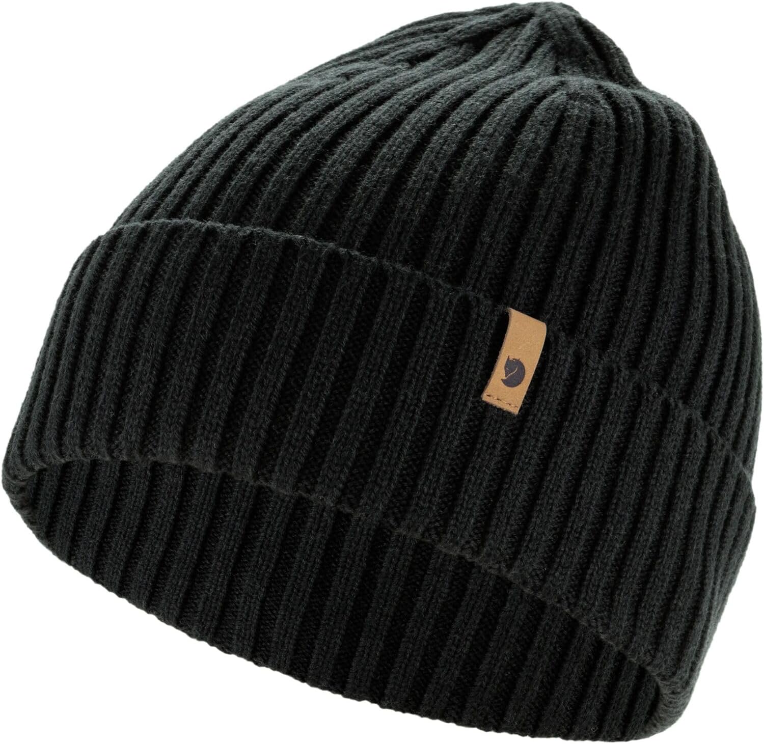 Fjallraven Ovik 365 Men's Cuffed Beanie - Mid-Height Black