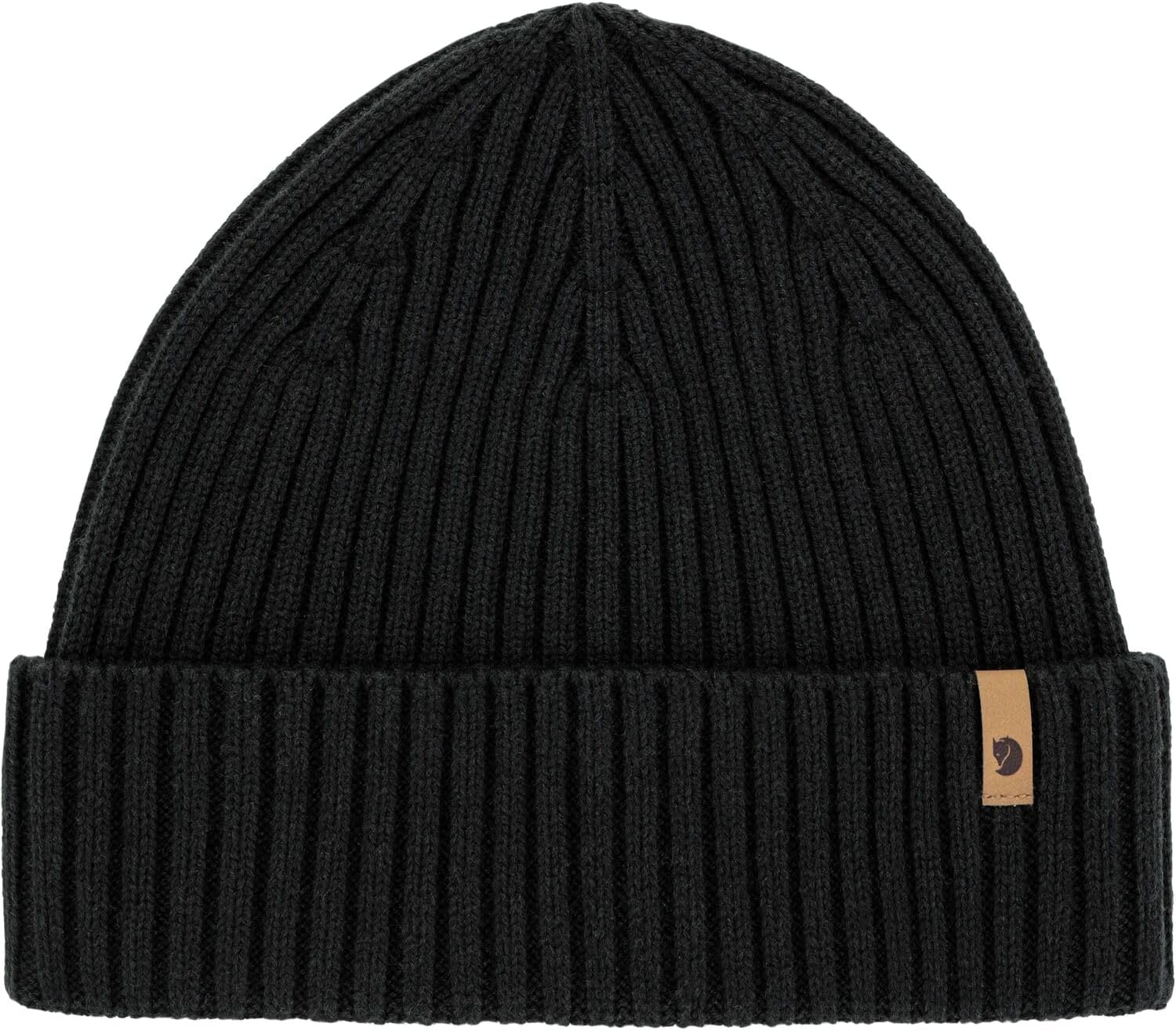 Fjallraven Ovik 365 Men's Cuffed Beanie - Mid-Height Black