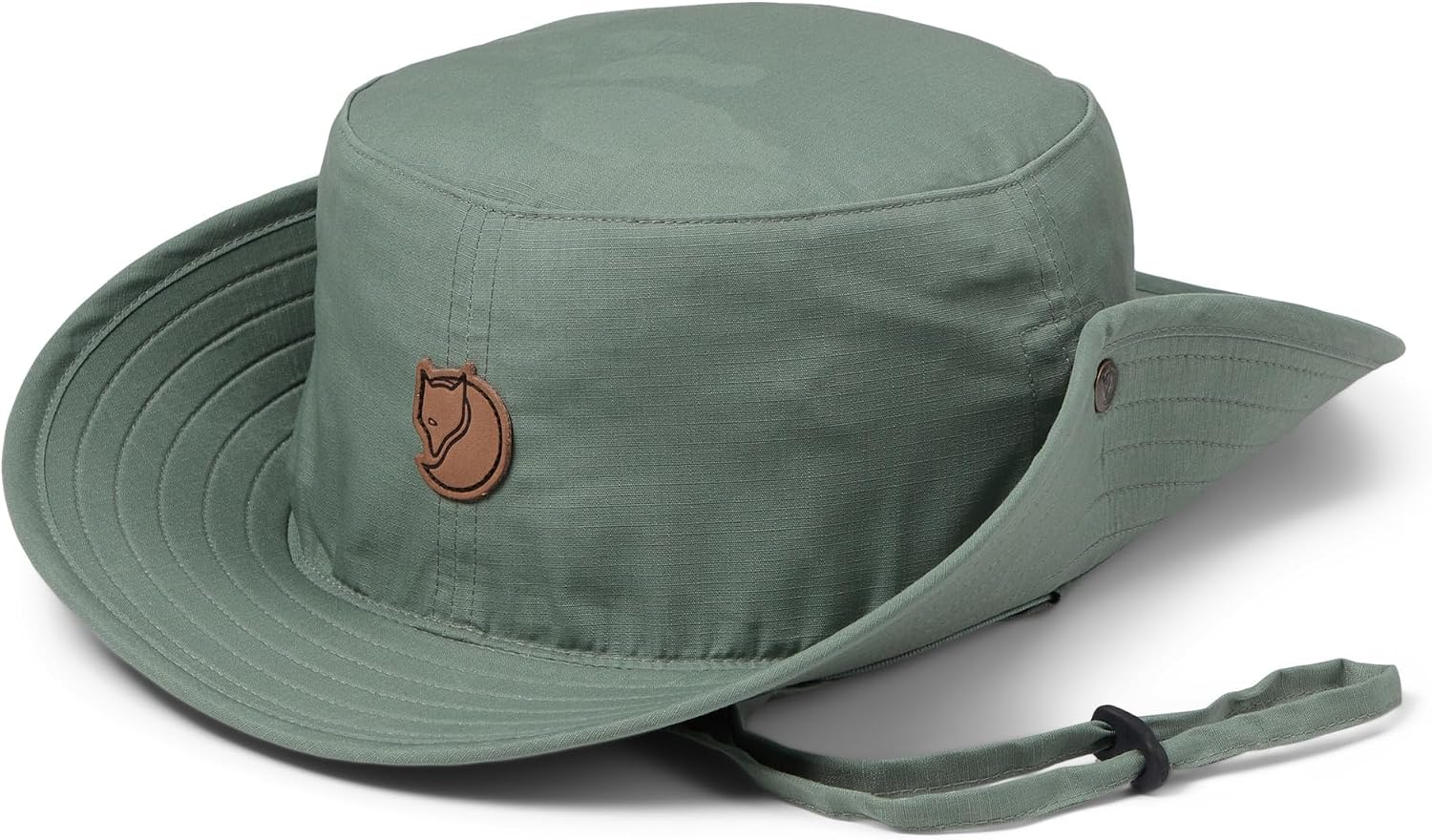 Fjällräven Abisko Summer Hat - Ventilated Design, Packable Brim, Quick-Dry Fabric - Hiking, Travel Patina Green