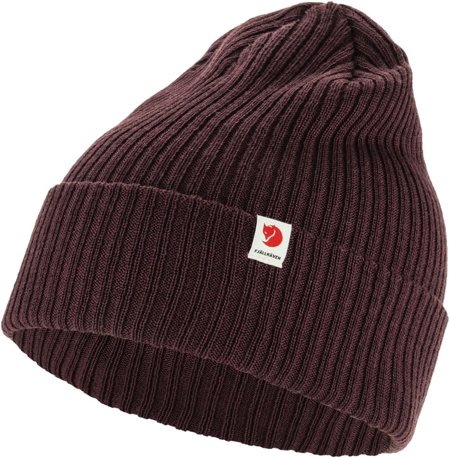 Fjällräven Rib Hat Beanie - Warm Soft Stretch Knit Winter Cap for Outdoor Everyday Wear Port