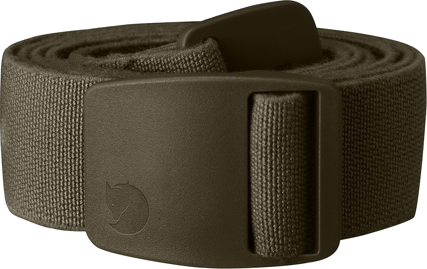 Fjällräven Keb Trekking Belt - Durable Webbing, Adjustable Buckle, Lightweight Design - Hiking, Travel Dark Olive