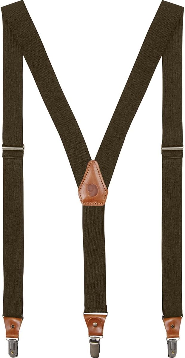 Fjallraven Singi Clip Men's Suspenders Dark Olive