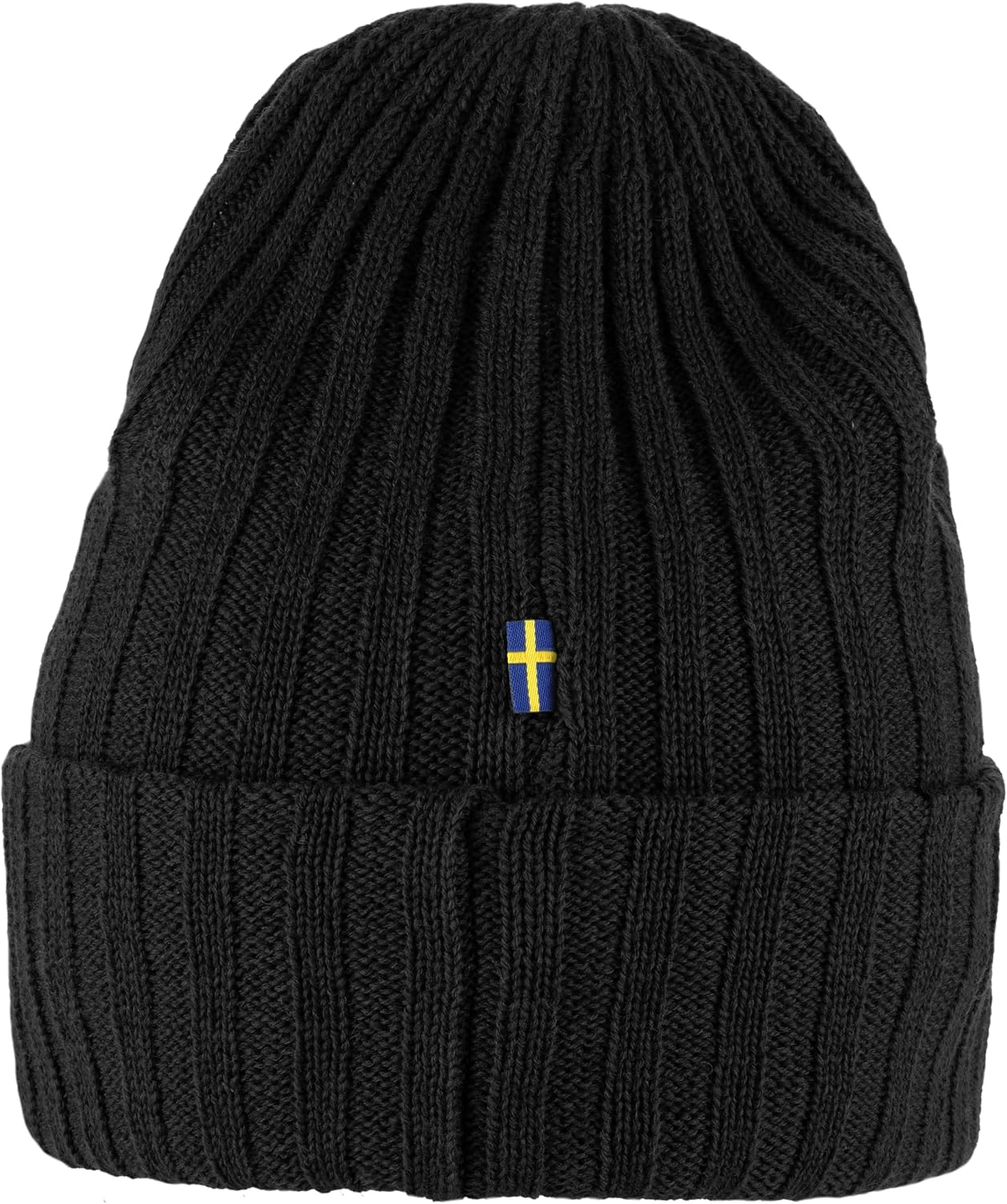Fjällräven Byron Beanie - Winter Hat, Cold Weather Skull Cap Black