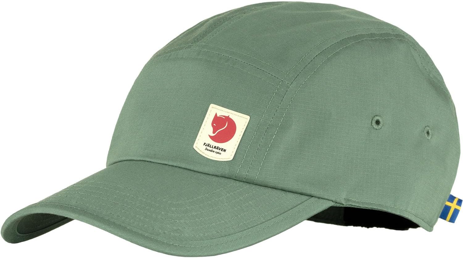 Fjällräven High Coast Lite Cap - Quick-Dry Fabric, Packable Design, Lightweight, Comfortable - Hiking, Travel, Trekking Patina Green