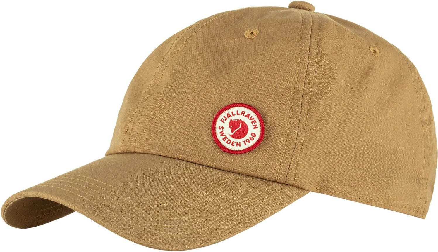 Fjällräven Logo Cap - Durable Cotton Fabric, Adjustable Fit, Classic Style - Hiking, Travel Buckwheat Brown