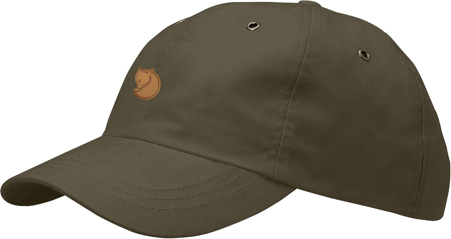 Fjällräven Vidda Cap - Durable G-1000 Fabric, Adjustable Fit, Classic Style - Hiking, Trekking, Travel Dark Olive