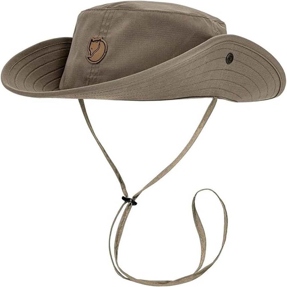 Fjällräven Abisko Summer Hat - Ventilated Design, Packable Brim, Quick-Dry Fabric - Hiking, Travel Suede Brown