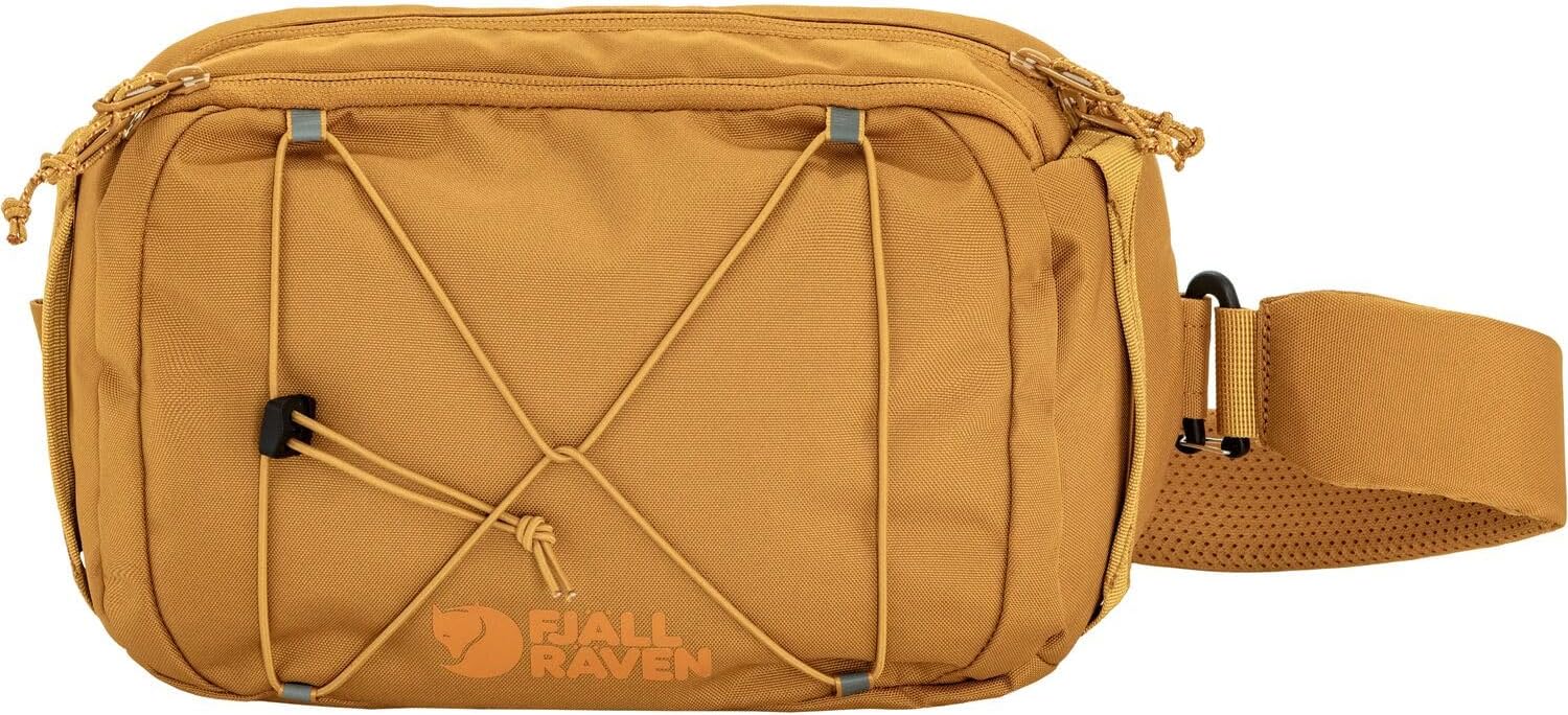 Fjällräven Skule Sling 6 - Durable Fabric, Compact Storage, Adjustable Carry - Travel Red Gold