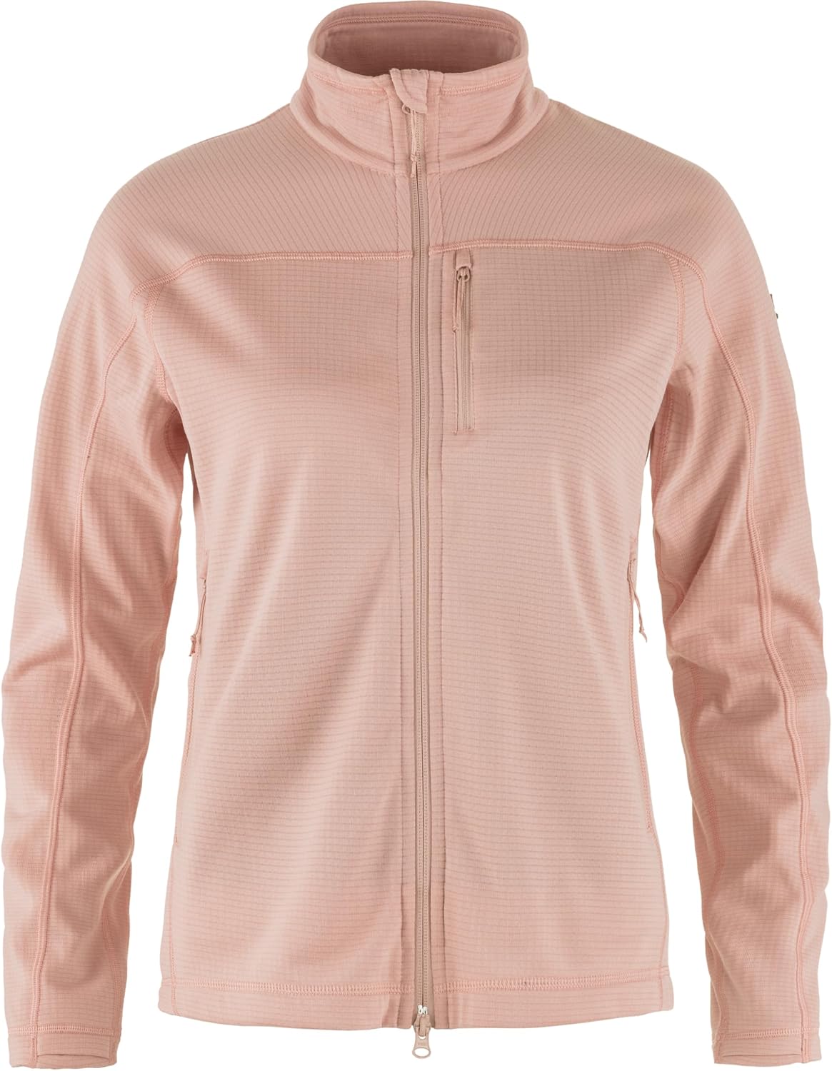 Fjällräven Abisko Lite Women's Fleece Jacket - Breathable, Comfortable, Lightweight Fleece Warmth - Hiking, Trekking Chalk Rose