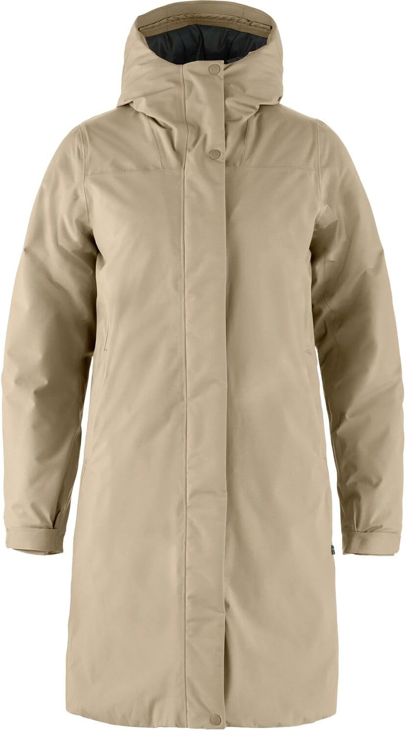 Fjallraven HC Hydratic Padded Parka Women's Winter Jacket Fossil