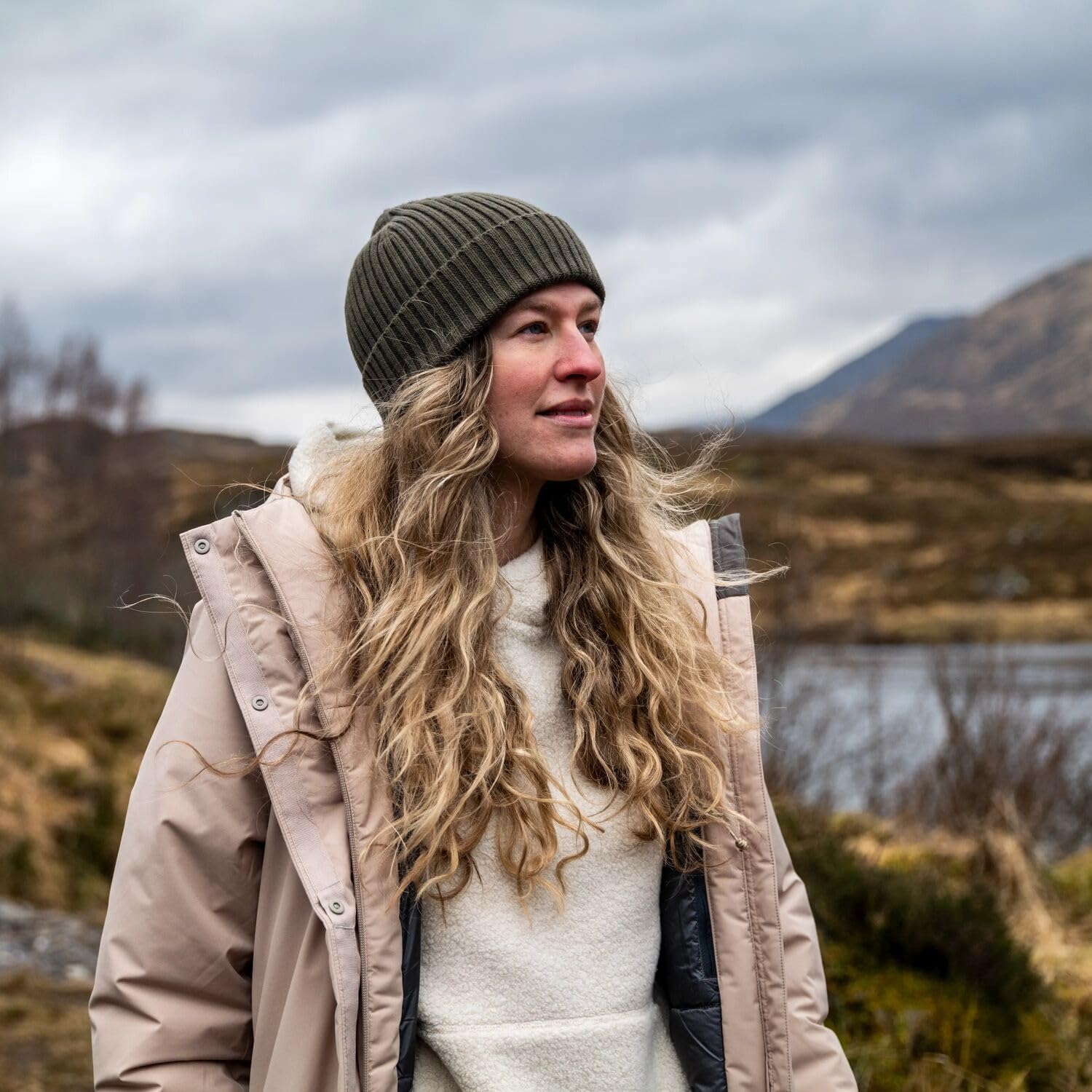 Fjallraven HC Hydratic Padded Parka Women's Winter Jacket Fossil