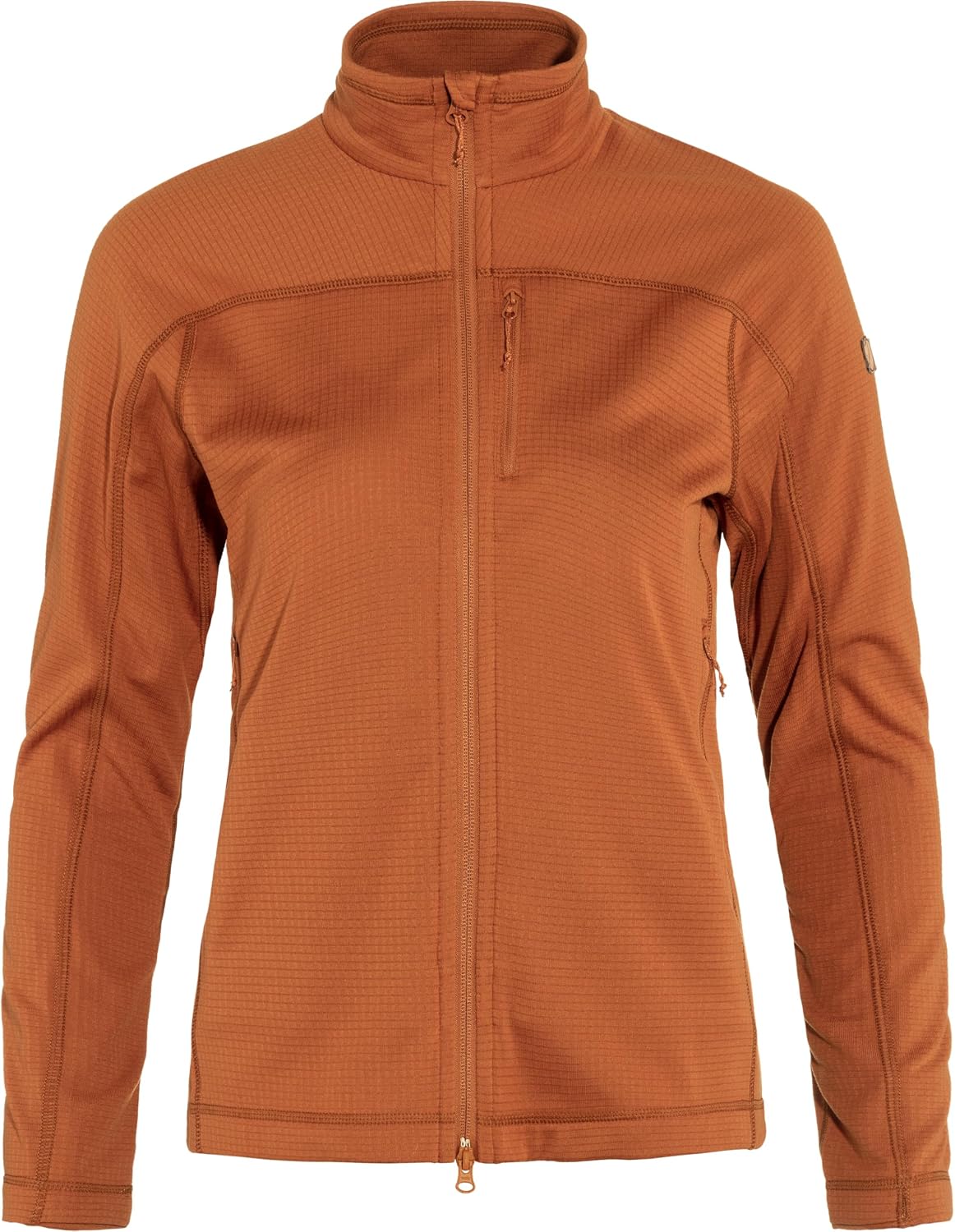 Fjällräven Abisko Lite Women's Fleece Jacket - Breathable, Comfortable, Lightweight Fleece Warmth - Hiking, Trekking Terracotta Brown