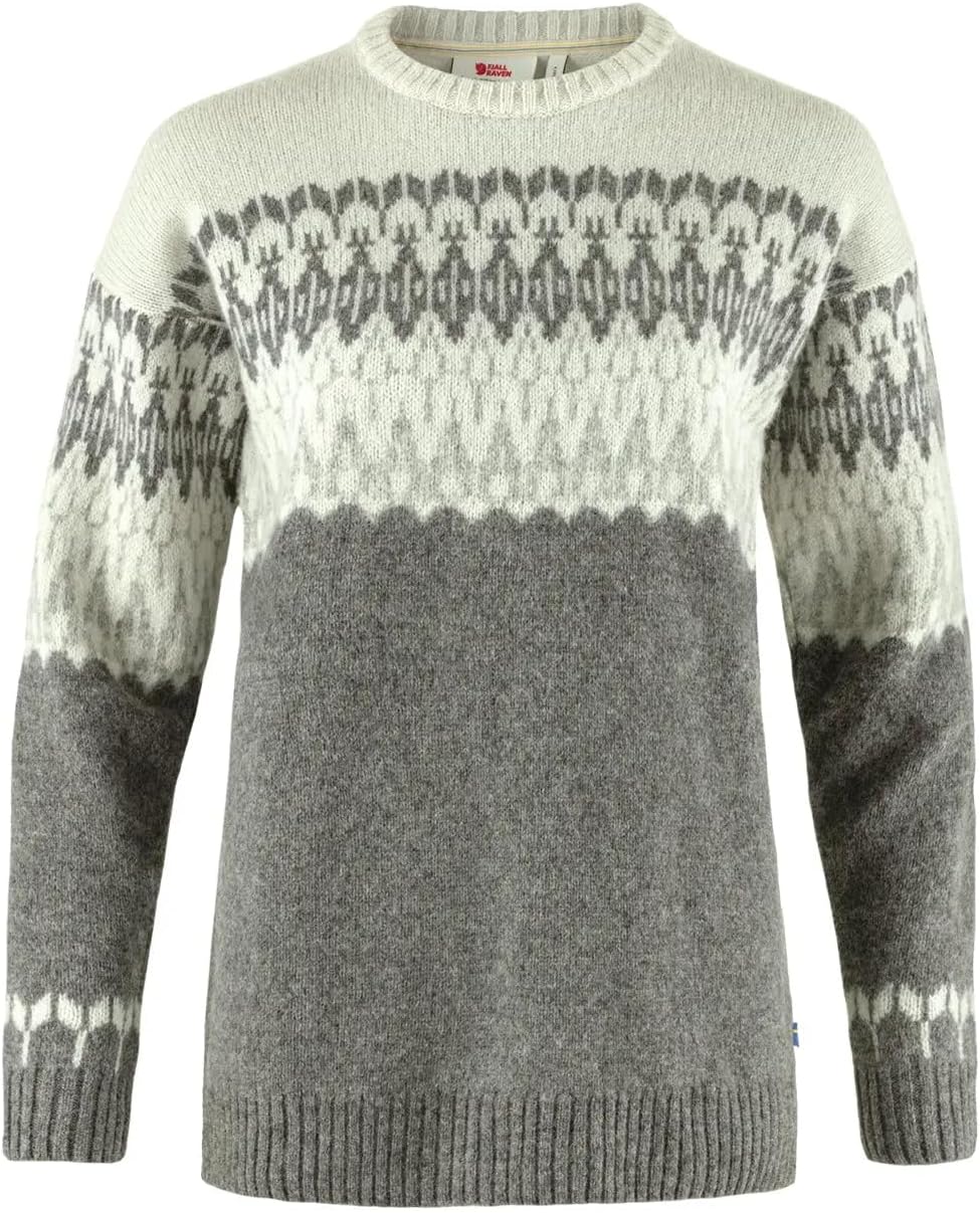 Fjällräven Unisex-Adult Övik Path Knit W Grey-chalk White