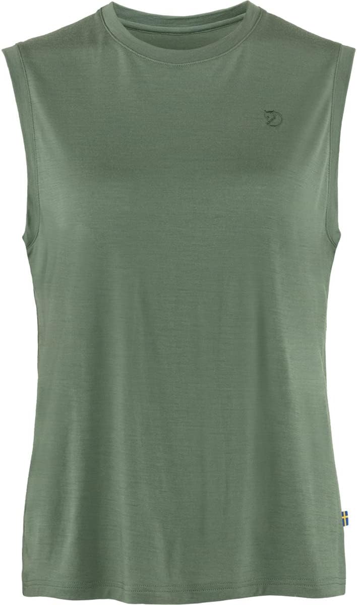 Fjallraven Abisko Wool Tank Top - Women's Patina Green Medium