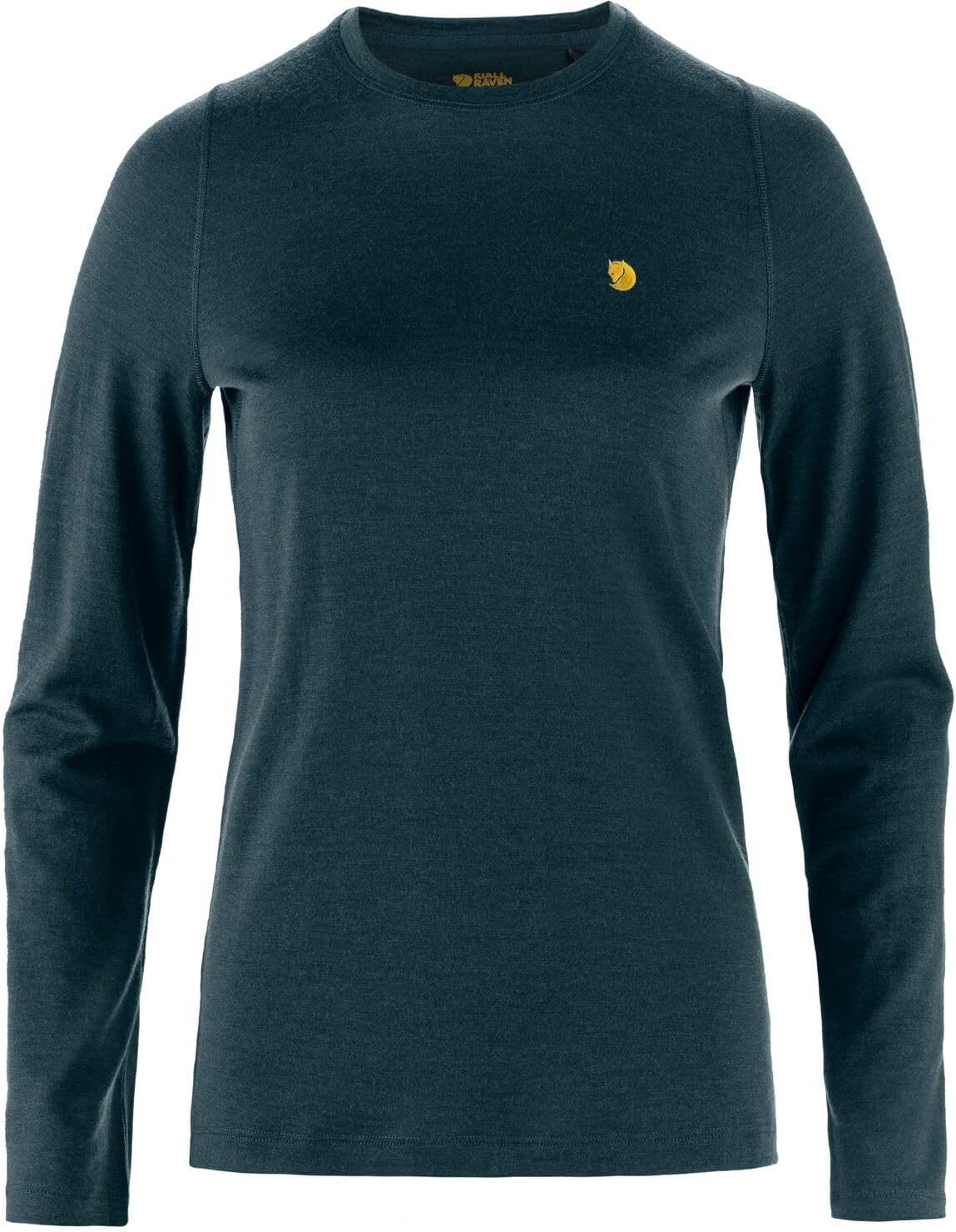 Fjällräven Bergtagen Merino 190 Women's Long Sleeve Shirt - Temperature Control, Breathable, Wool Warmth - Hiking, Trekking Mountain Blue