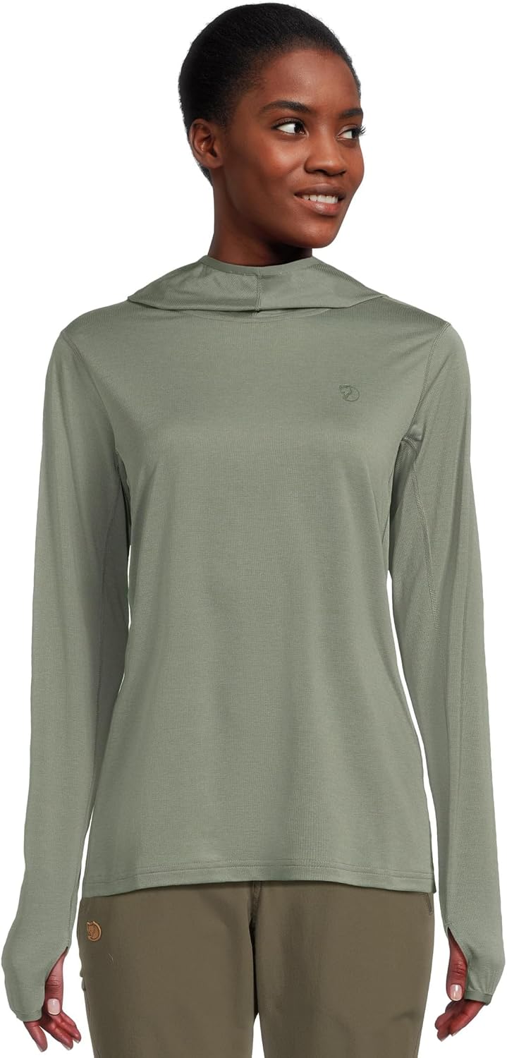 Fjällräven Women's Abisko Sun-hoodie Patina Green