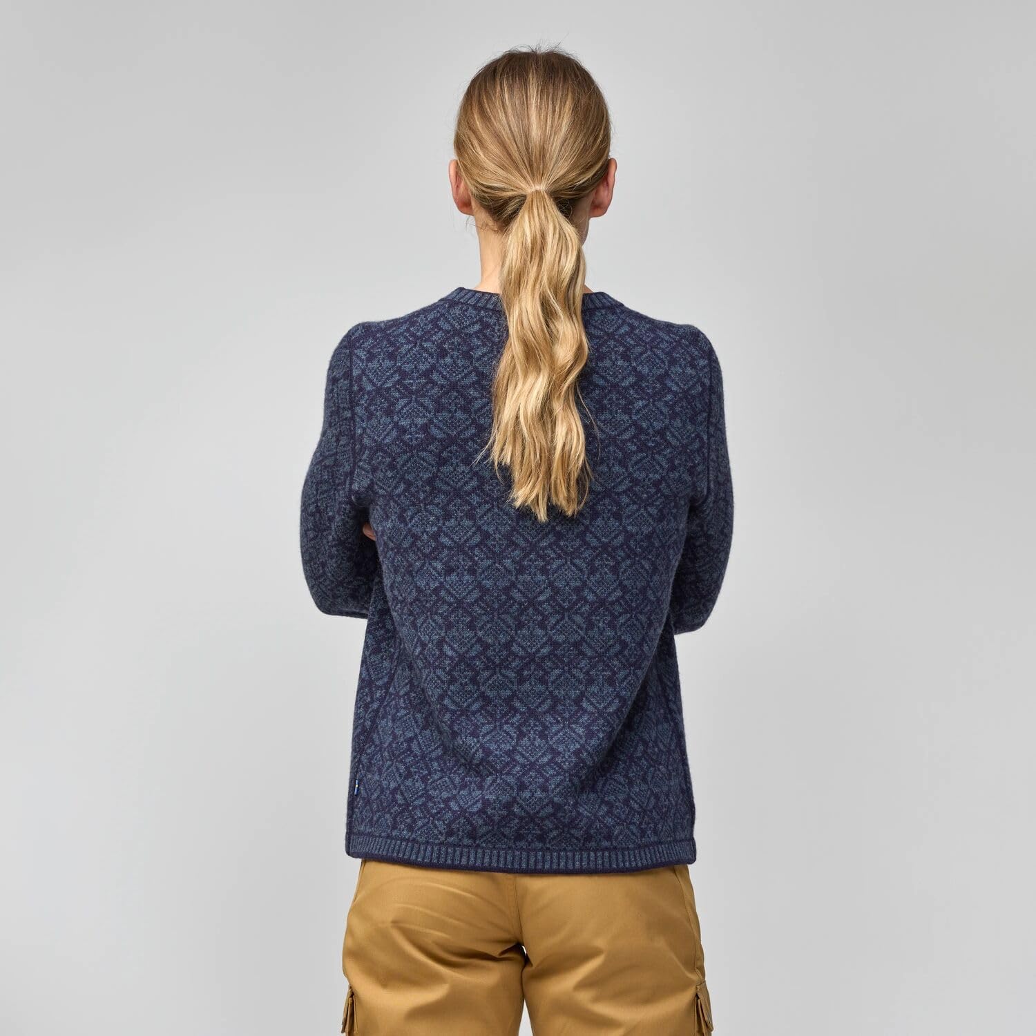 Fjällräven Snow Round Neck Sweater Women's Sweater Grey