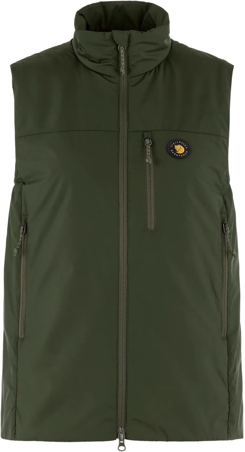 Fjällräven Bergtagen 60 Insulation Women's Vest - Lightweight Insulation, Packable Warmth, Technical Fit - Trekking Deep Forest