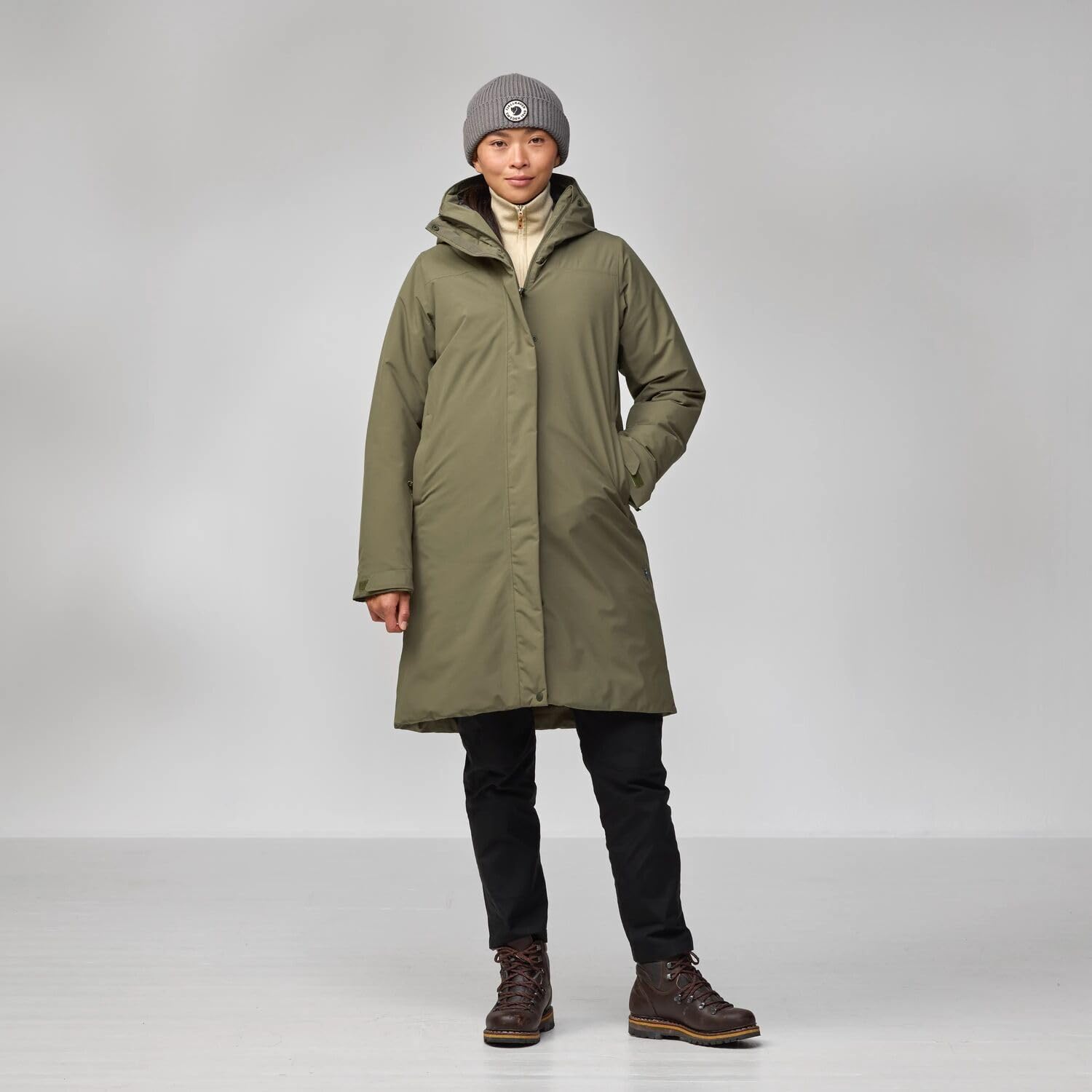 Fjallraven HC Hydratic Padded Parka Women's Winter Jacket Black