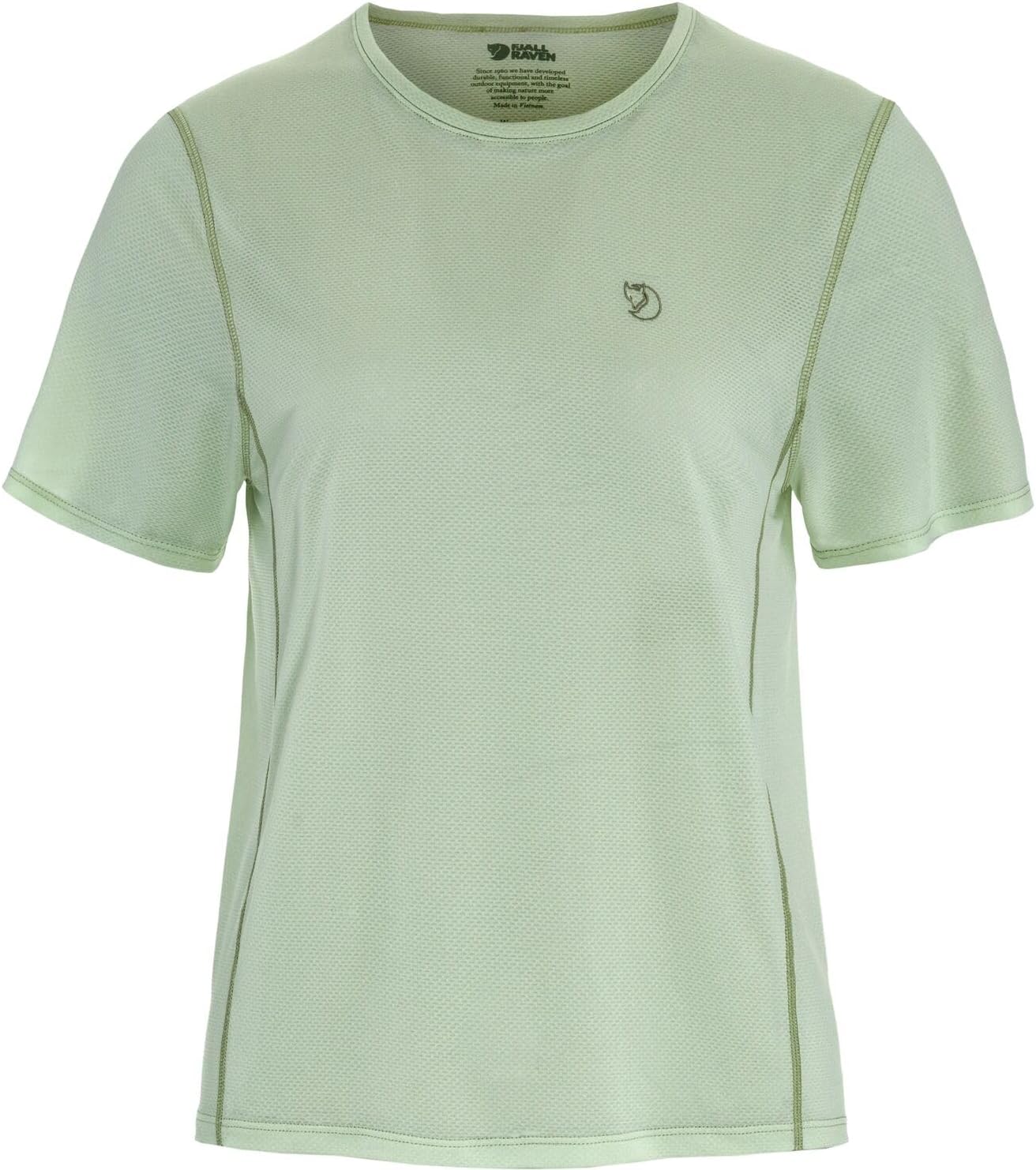 Fjällräven Abisko Lite Women's Short Sleeve Shirt - Comfortable, Lightweight, Breathable Fabric - Hiking, Travel Soft Jade