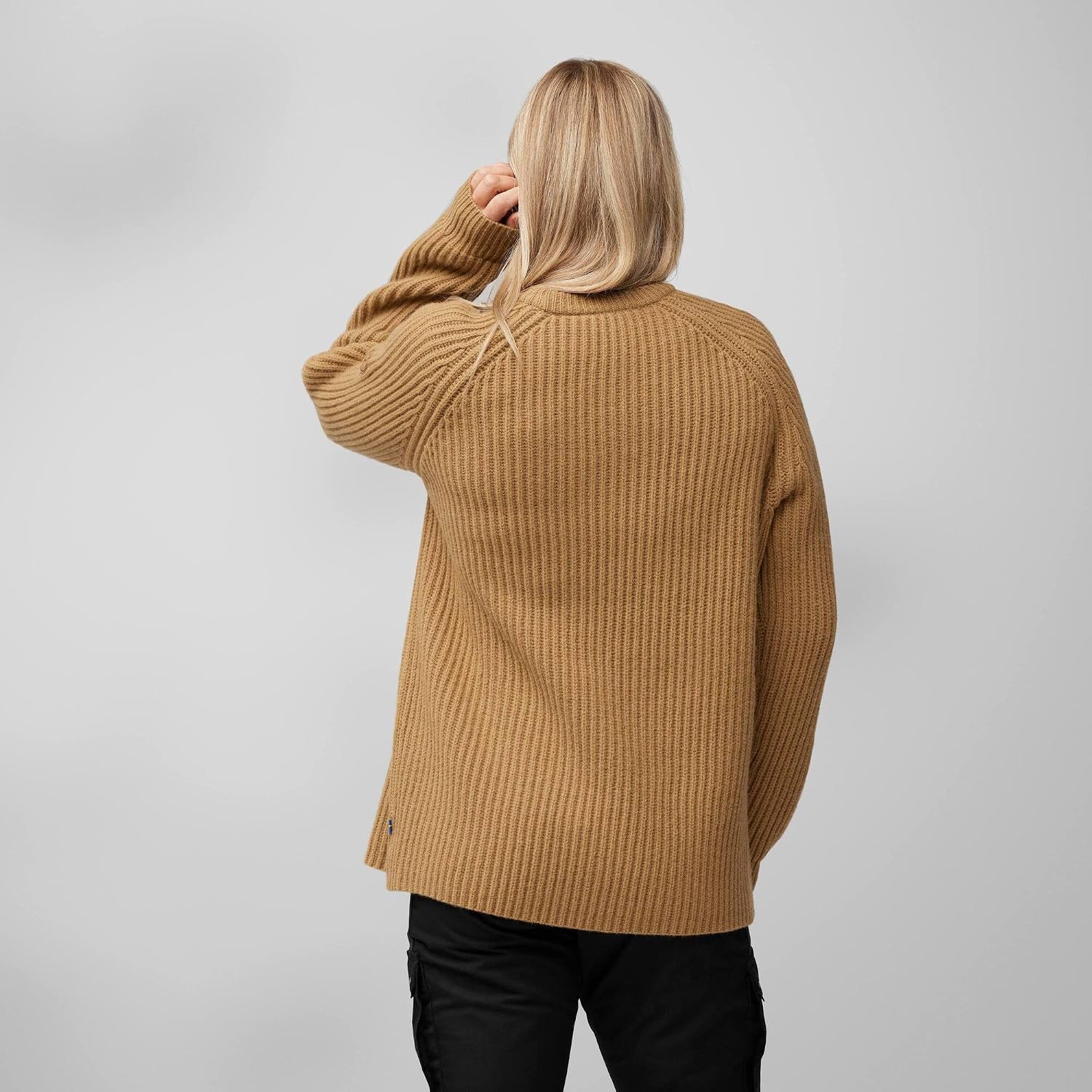 Fjällräven Övik Rib Sweater Women's Sweater Buckwheat Brown
