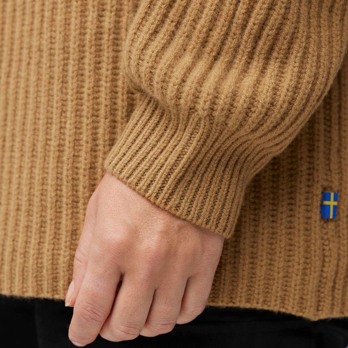 Fjällräven Övik Rib Sweater Women's Sweater Buckwheat Brown