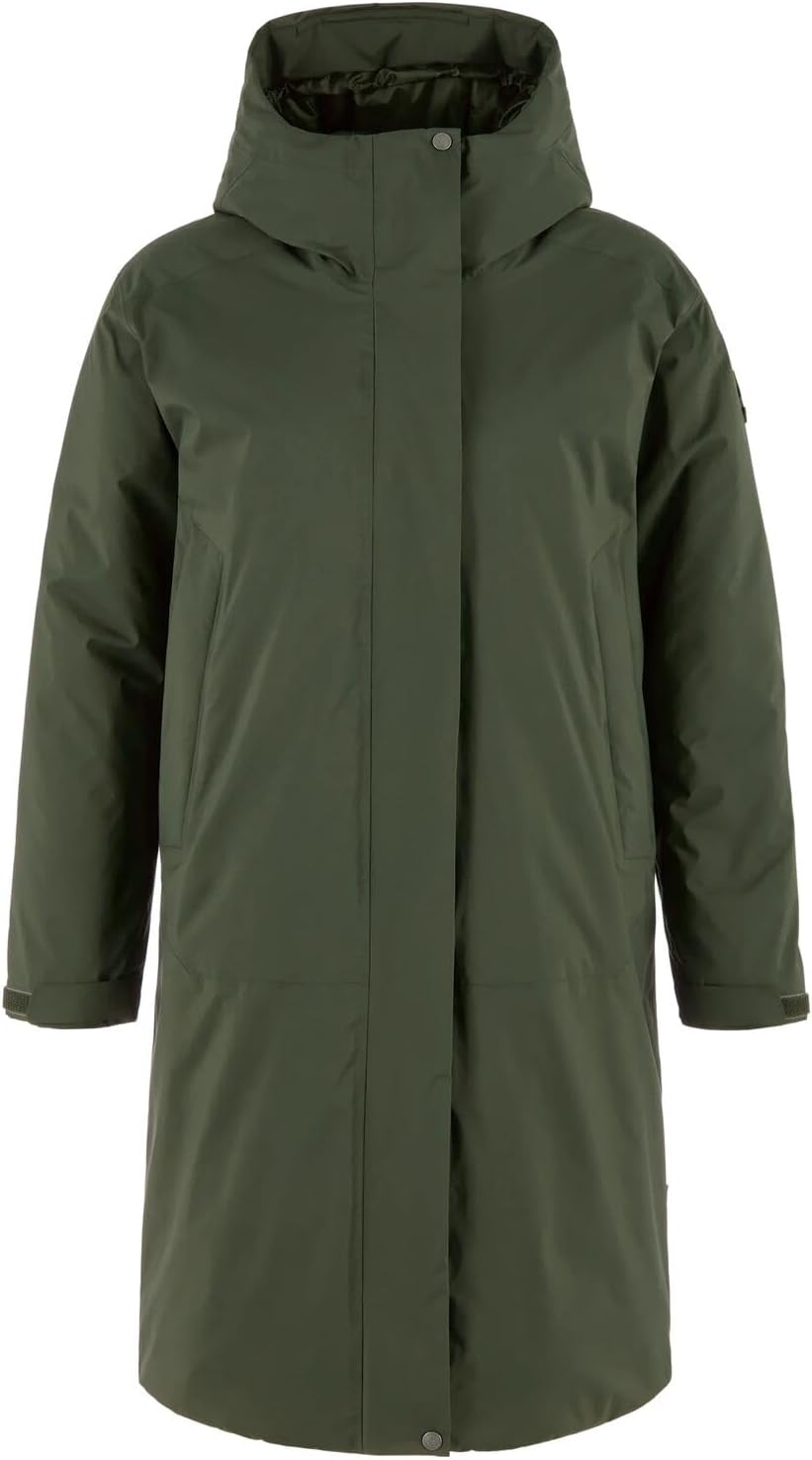 Fjallraven Ovik GTX Padded Women's Insulated Parka Jacket Deep Forest