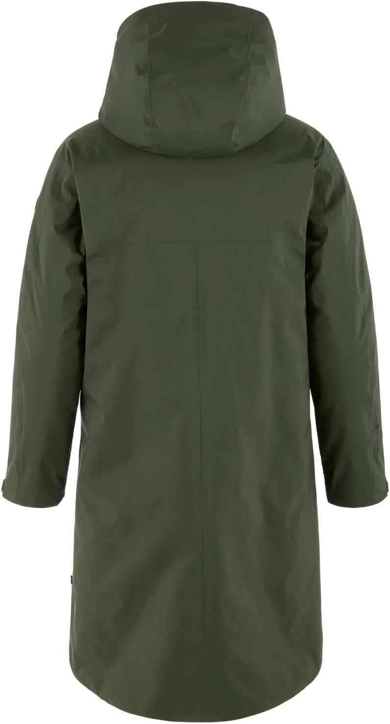 Fjallraven Ovik GTX Padded Women's Insulated Parka Jacket Deep Forest
