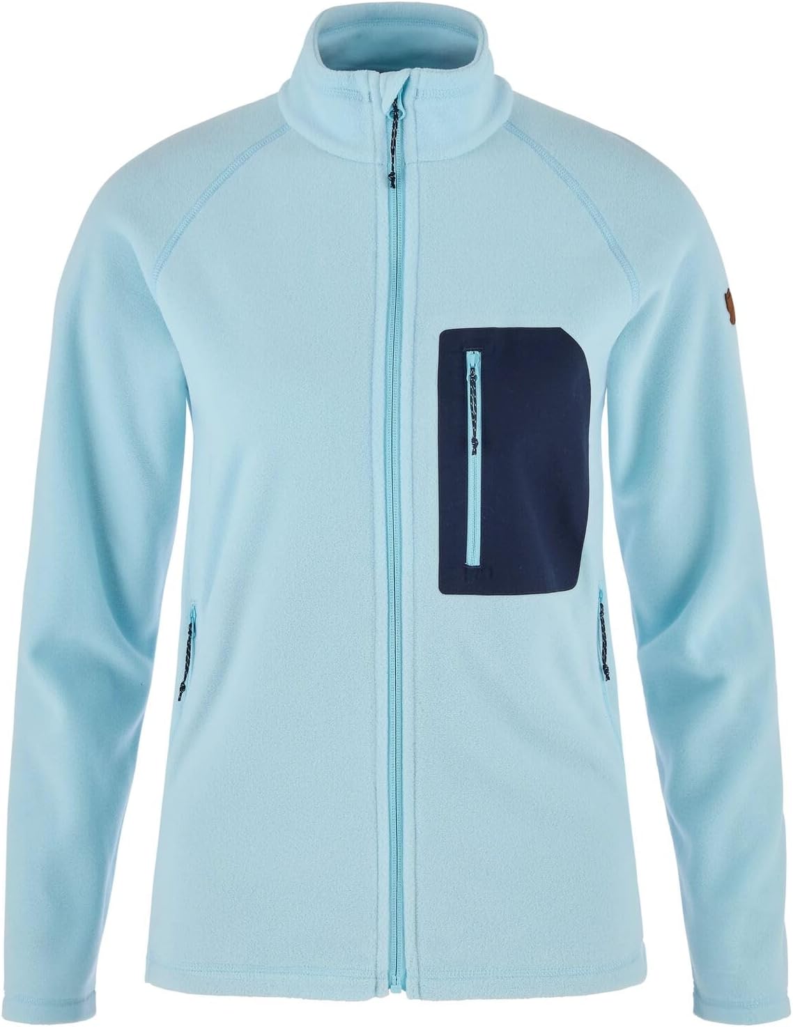 Fjallraven Kaipak Women's Fleece Full-Zip Midlayer Breeze Blue/Navy