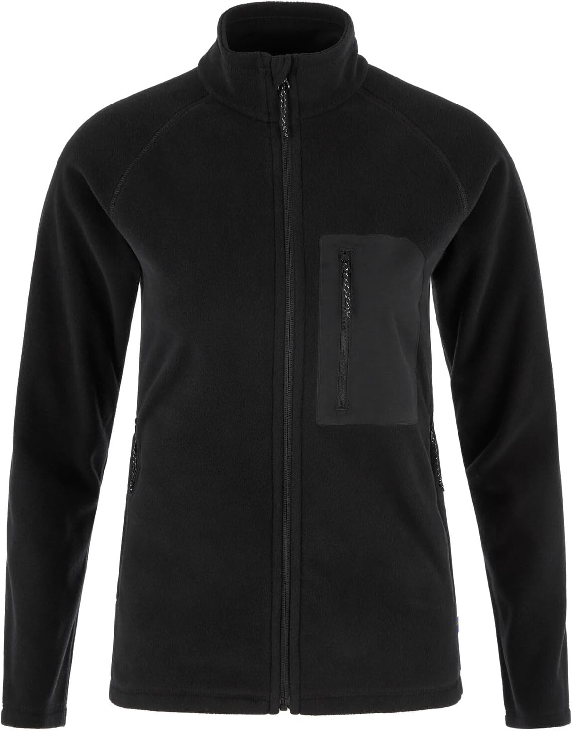 Fjallraven Kaipak Women's Fleece Full-Zip Midlayer Black/Black
