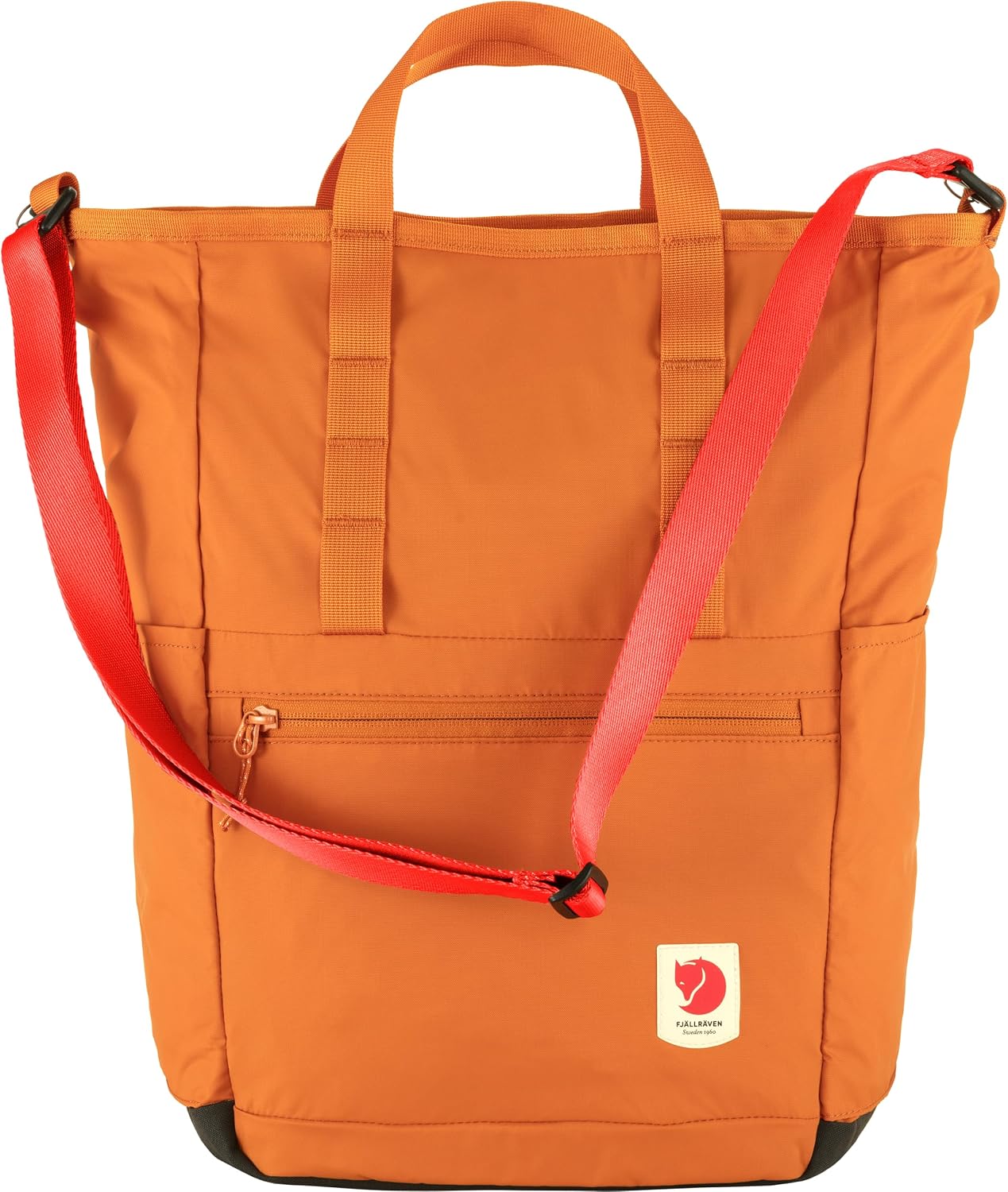 Fjällräven High Coast Totepack - Water-Resistant Fabric, Convertible Carry, Lightweight Design - Travel Sunset Orange