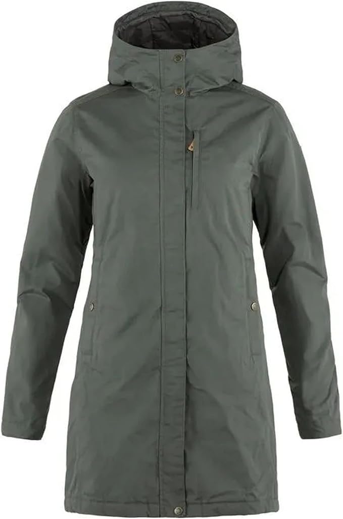 Fjällräven Kiruna Padded Parka Women's Coat - Warm Insulated Durable Winter Jacket for Outdoor Everyday Wear Basalt