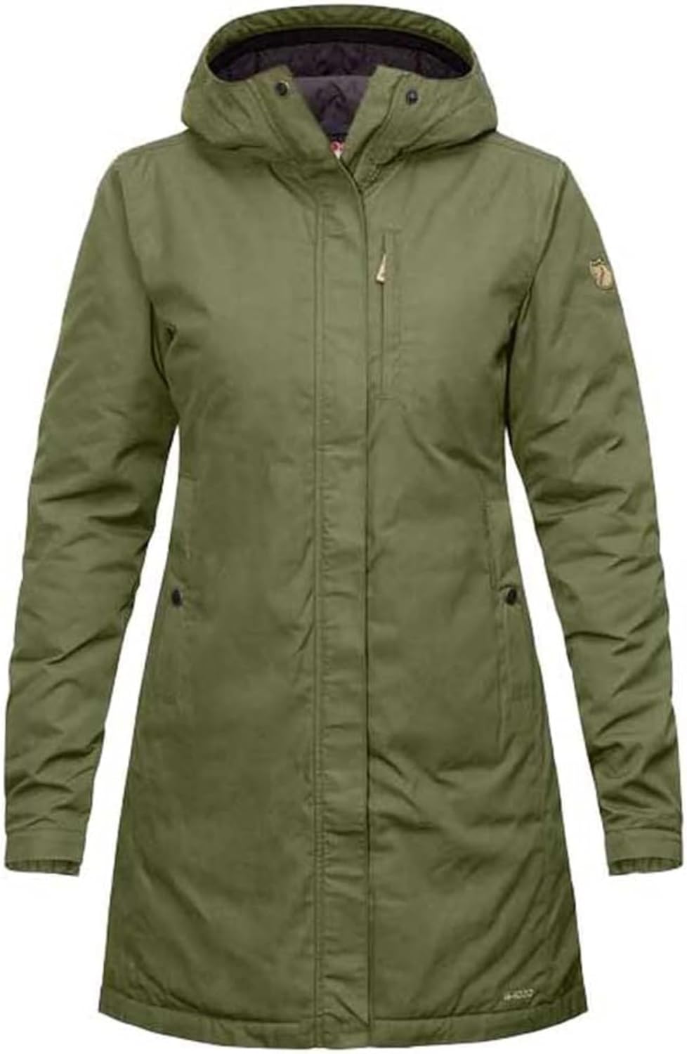 Fjällräven Kiruna Padded Parka Women's Coat - Warm Insulated Durable Winter Jacket for Outdoor Everyday Wear Green