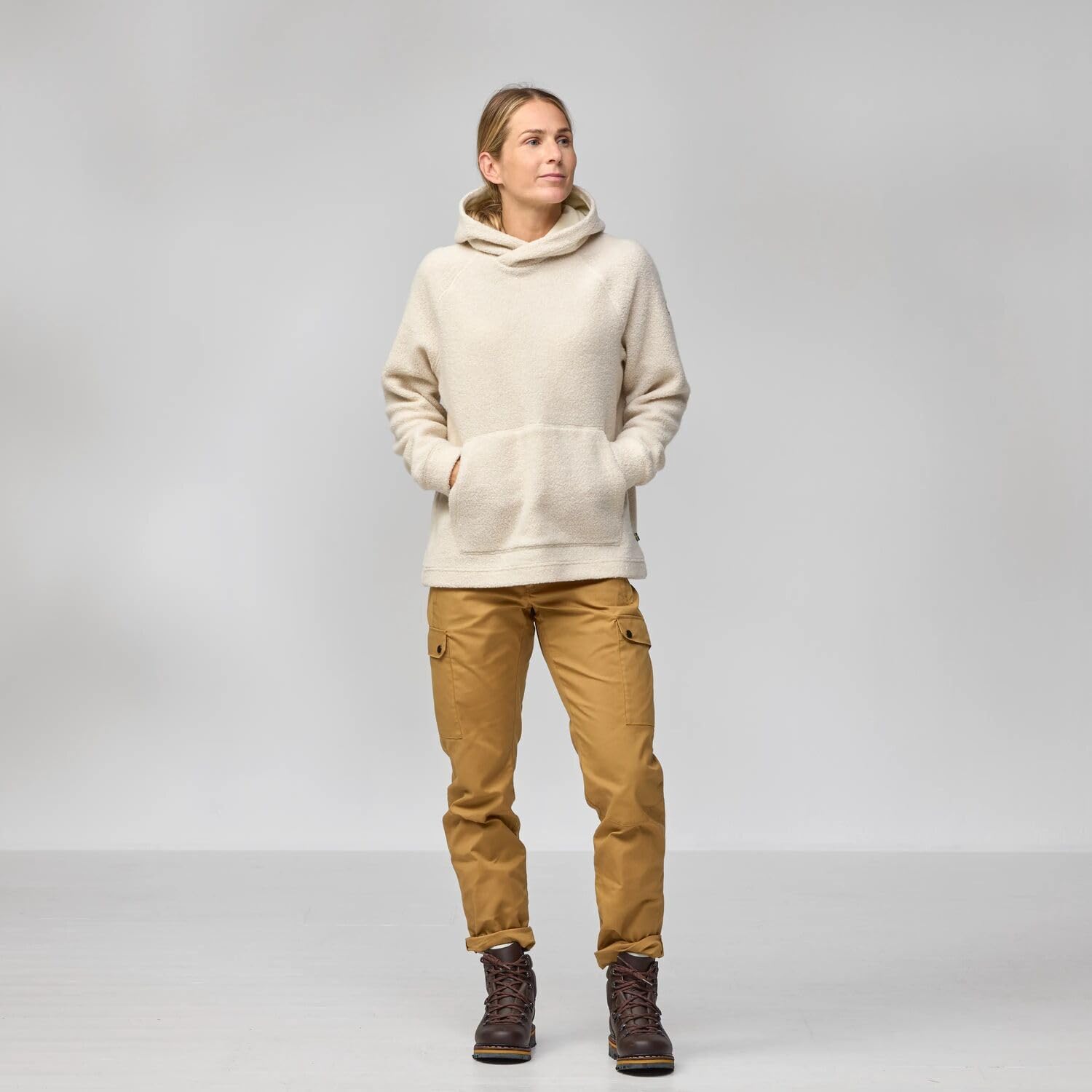 Fjallraven Kaitum Women's Fleece Full-Zip Midlayer Hoody Dark Navy