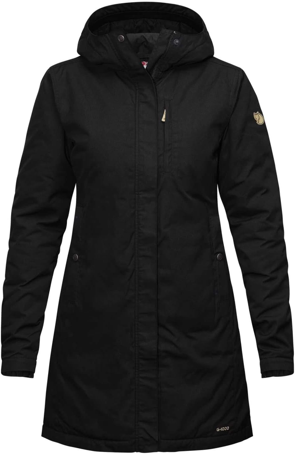 Fjällräven Kiruna Padded Parka Women's Coat - Warm Insulated Durable Winter Jacket for Outdoor Everyday Wear Black
