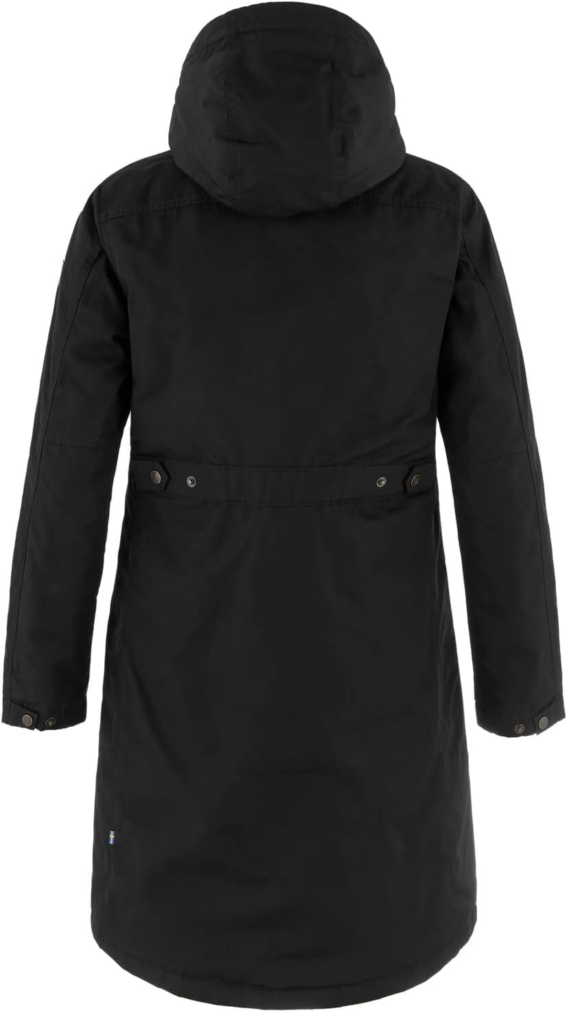 Fjallraven Kiruna Hydratic Padded Women's Insulated Parka Jacket Black