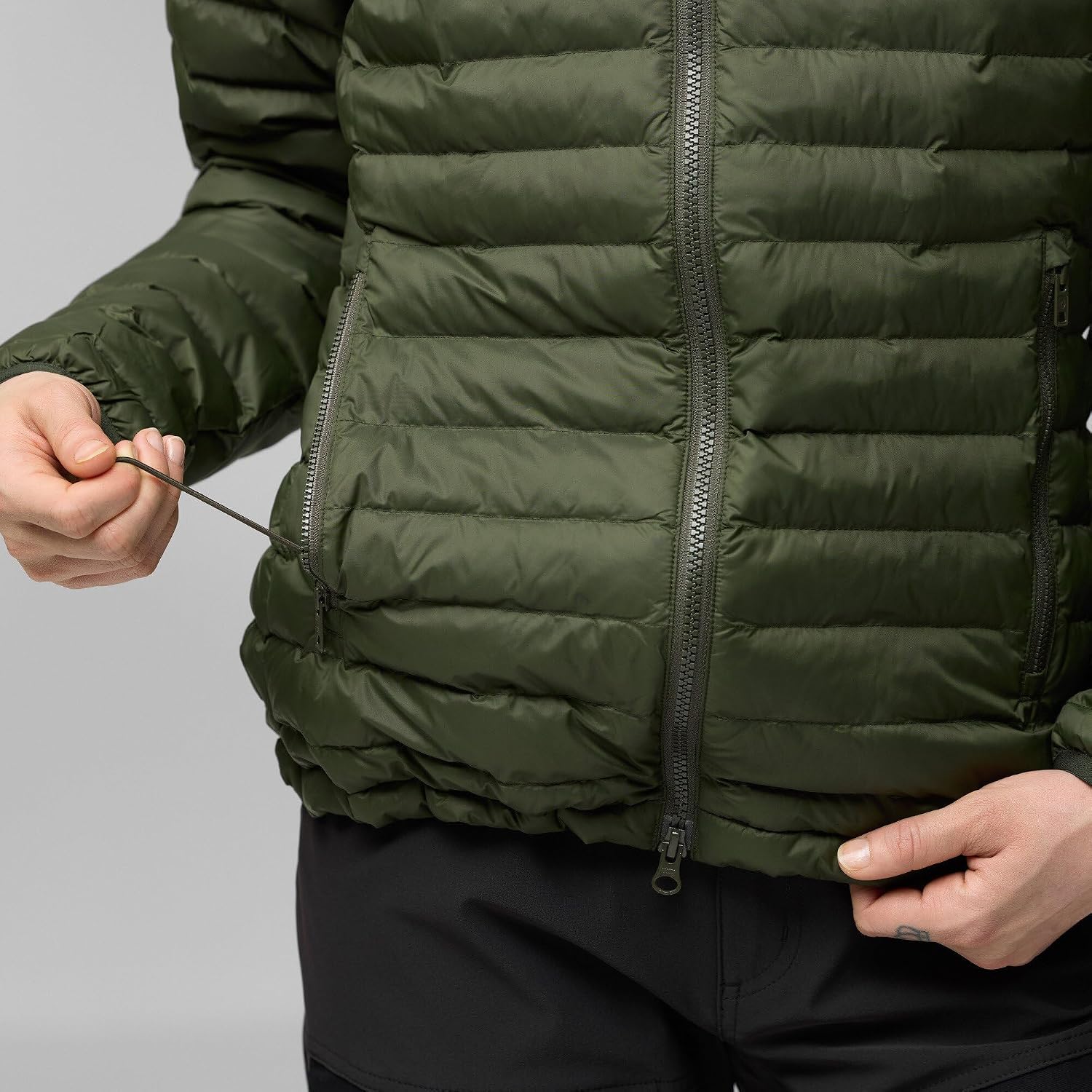 Fjallraven Expedition Latt Women's Insulated Full-Zip Midlayer Hoody Deep Forest
