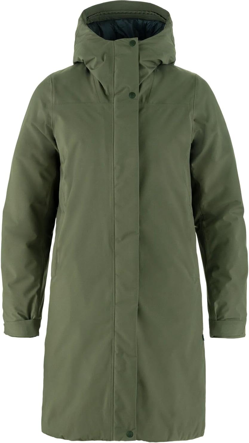 Fjallraven HC Hydratic Padded Parka Women's Winter Jacket Laurel Green