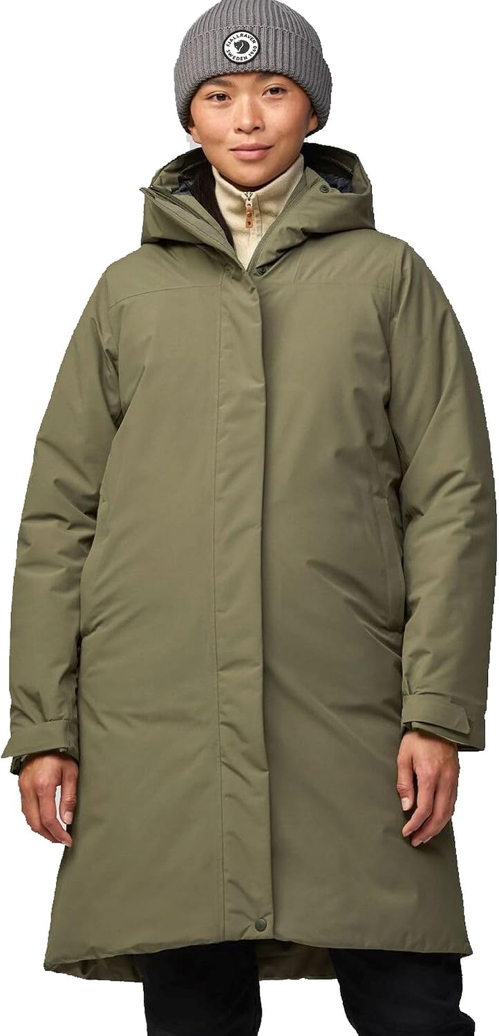 Fjallraven HC Hydratic Padded Parka Women's Winter Jacket Laurel Green