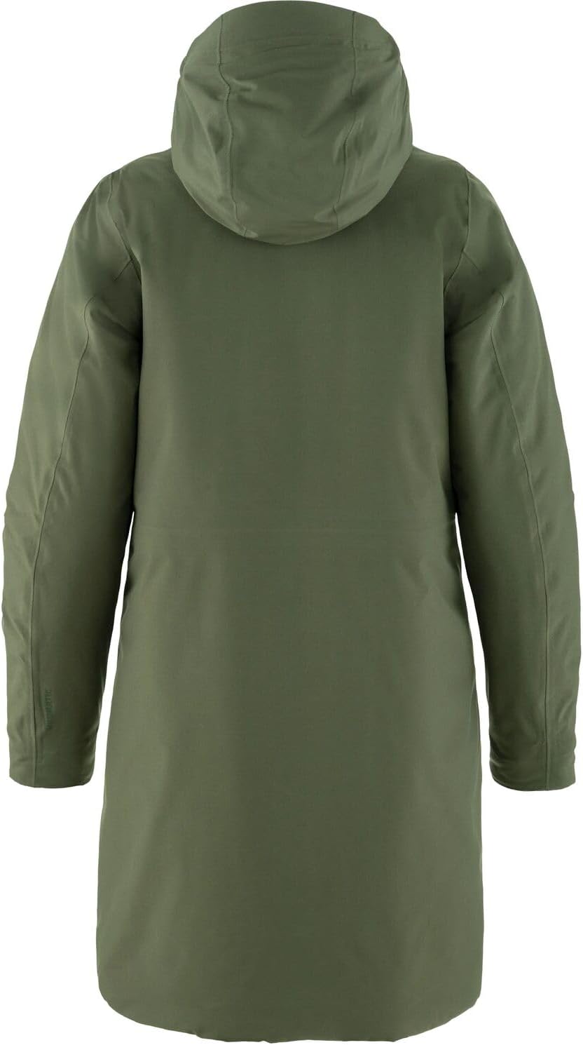 Fjallraven HC Hydratic Padded Parka Women's Winter Jacket Laurel Green
