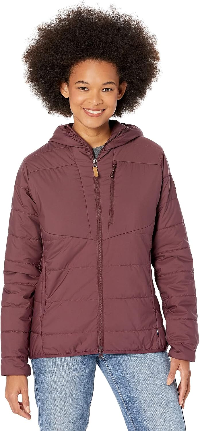 Fjällräven Keb Padded Hoodie Women's Jacket - Lightweight, Insulated, Weather Resistant Fabric - Hiking, Trekking Port
