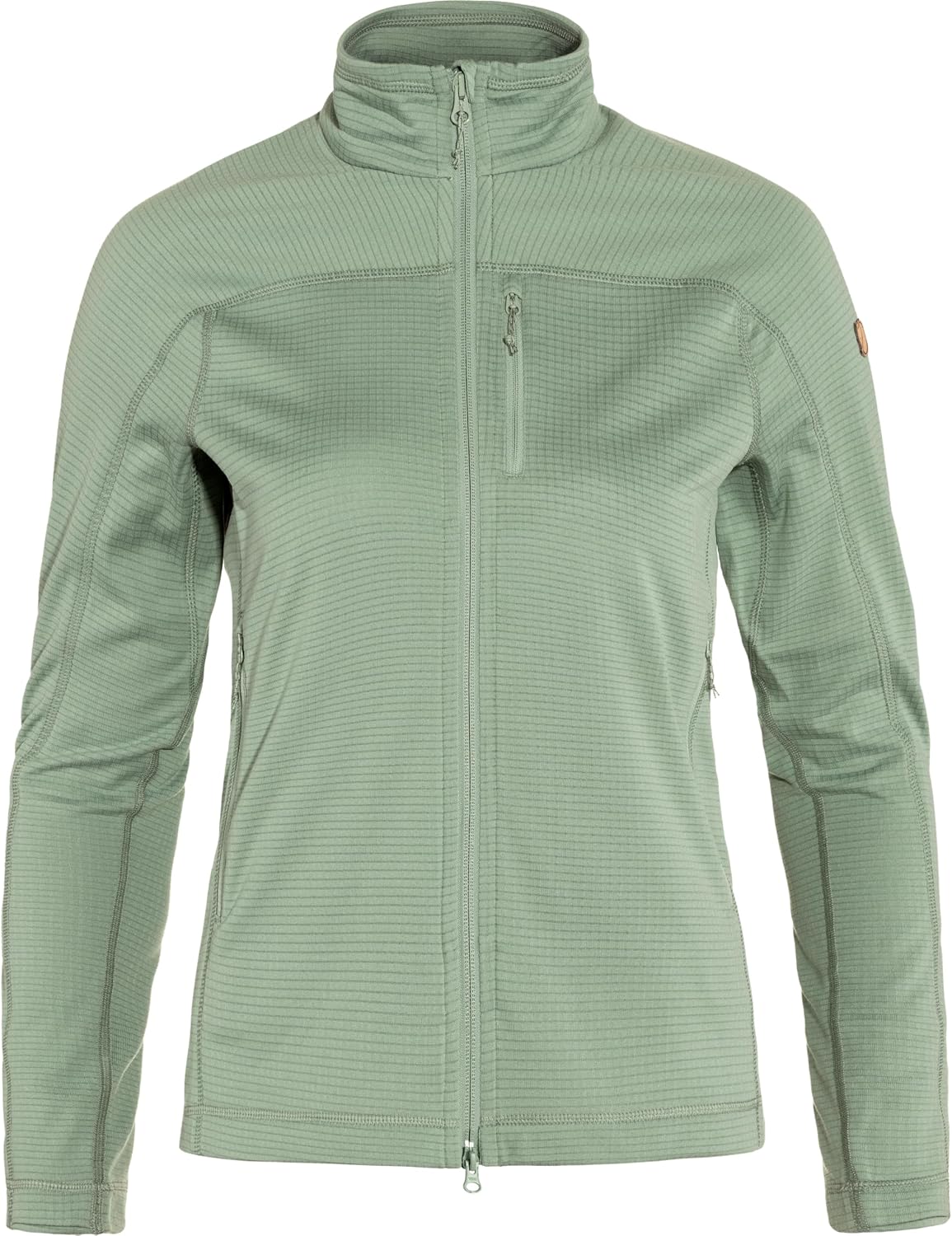 Fjällräven Abisko Lite Women's Fleece Jacket - Breathable, Comfortable, Lightweight Fleece Warmth - Hiking, Trekking Misty Green