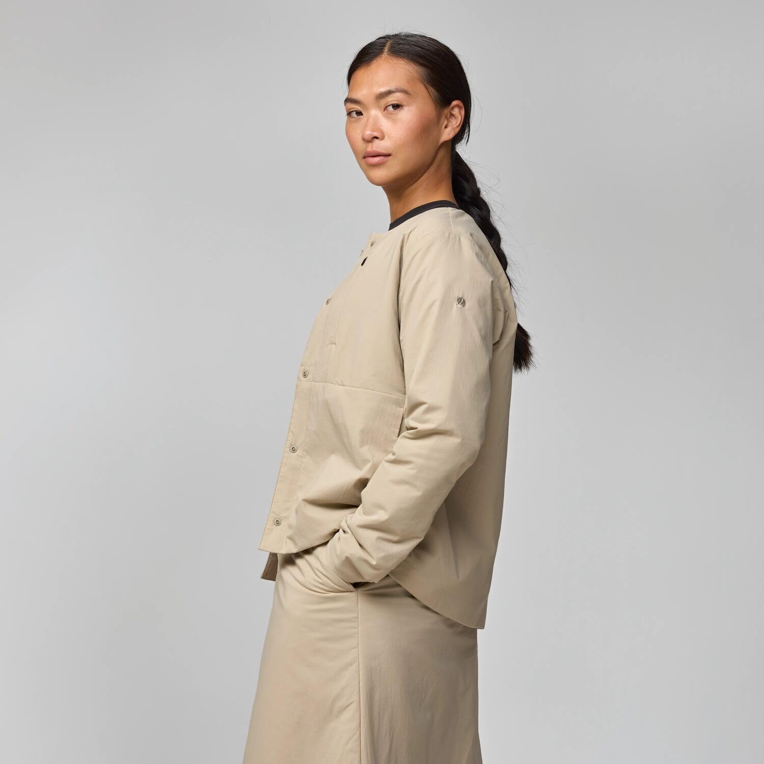 Fjallraven HC Insulated Women's Insulated Full-Zip Midlayer Jacket Black
