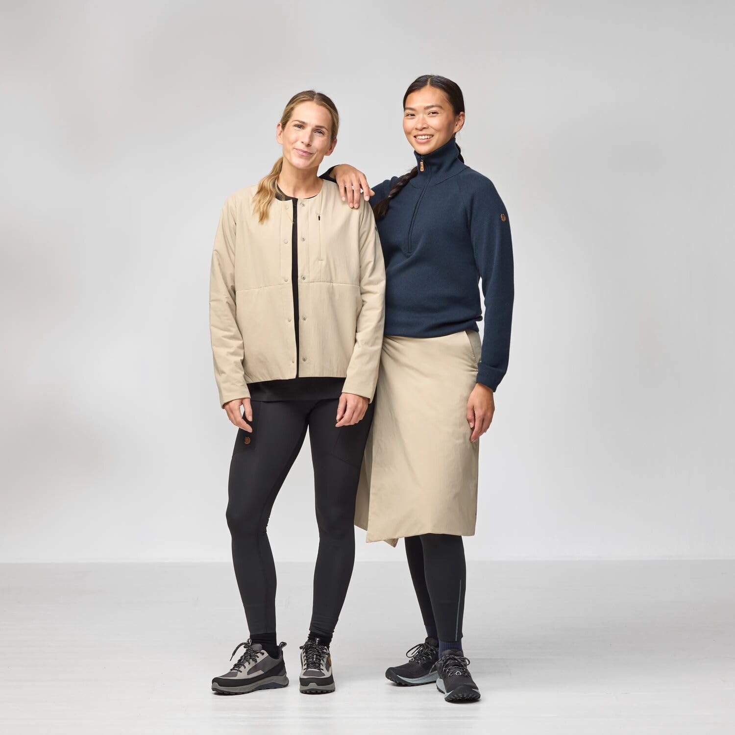 Fjallraven HC Insulated Women's Insulated Full-Zip Midlayer Jacket Black