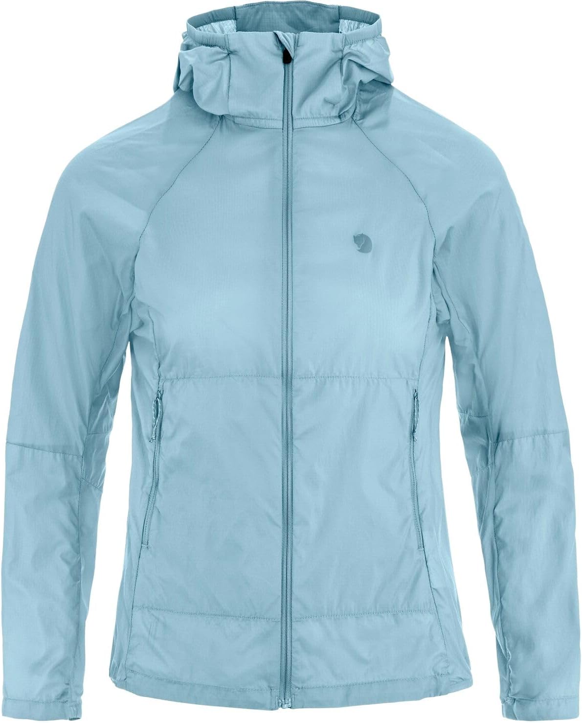 Fjällräven Keb Latt Women's Wind Jacket - Water and Wind Resistant, Insulated, Lightweight, Packable - Hiking, Trekking Breeze Blue
