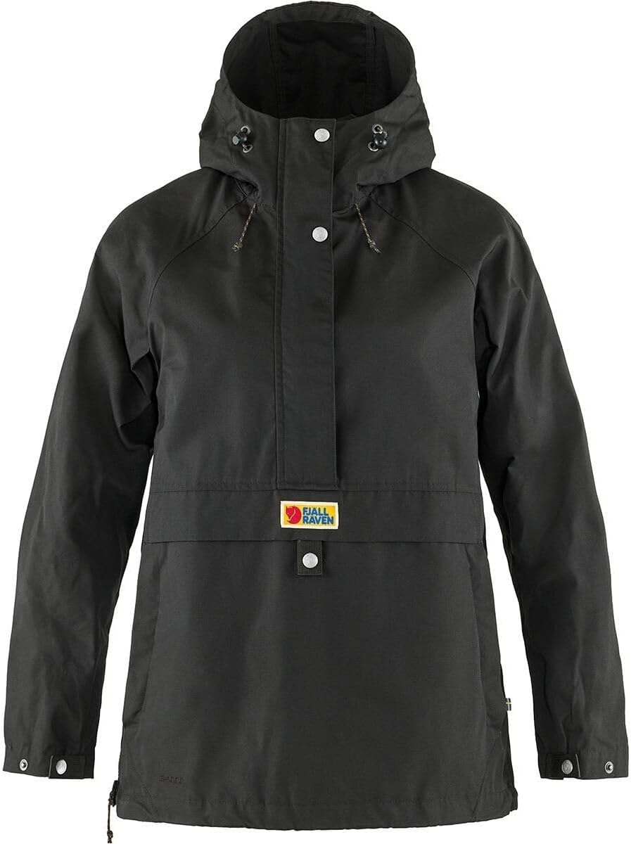 Fjallraven Vardag Men's Shell Anorak Jacket Black