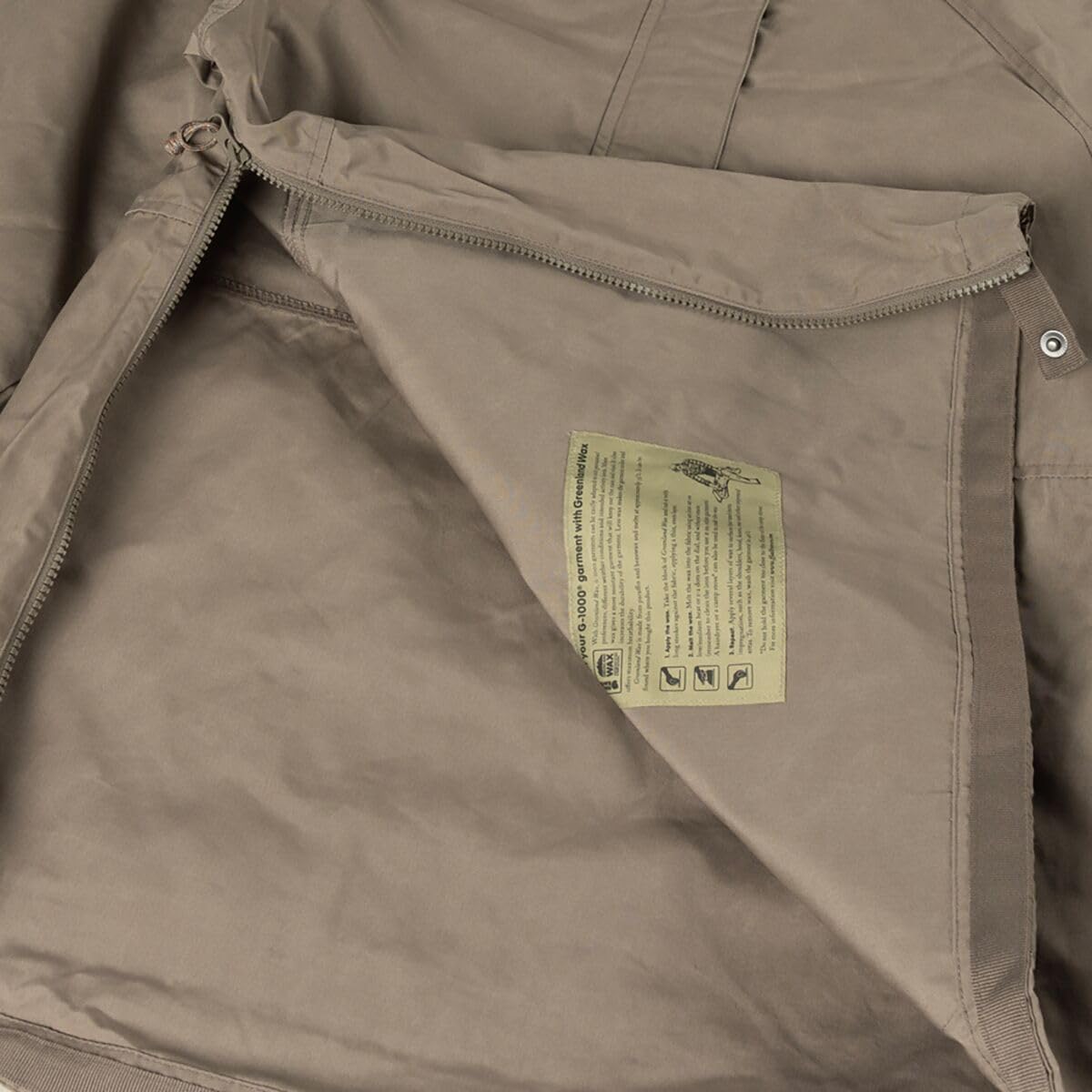 Fjallraven Vardag Men's Shell Anorak Jacket Suede Brown